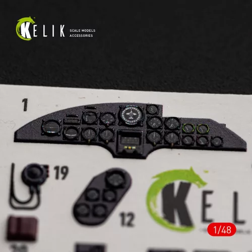 Kelik He-111 H-16 - interior 3D decals for ICM - 3D belsőtér-részletező matricakészlet