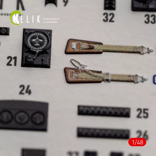 Kelik He-111 H-16 - interior 3D decals for ICM - 3D belsőtér-részletező matricakészlet