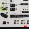 Kelik He-111 H-20 - interior 3D decals for ICM - 3D belsőtér-részletező matricakészlet