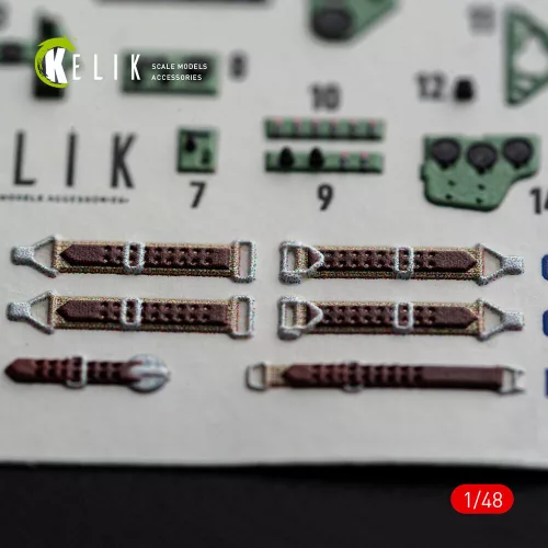Kelik Aichi D3A2 Val - interior 3D decals for Wingsy Kits - 3D belsőtér-részletező matricakészlet
