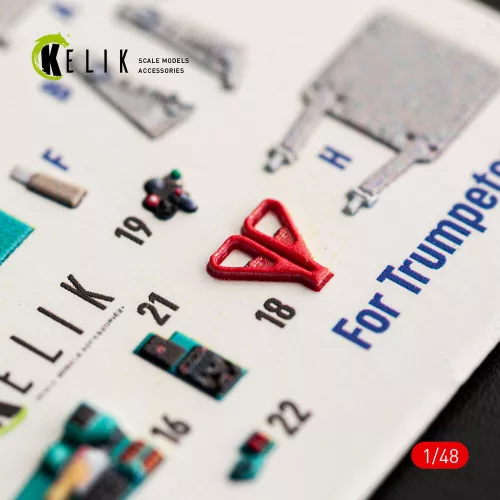 Kelik MiG-23 ML/MLD - interior 3D decals for Trumpeter - 3D belsőtér-részletező matricakészlet
