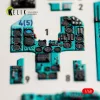 Kelik MiG-23 ML/MLD - interior 3D decals for Trumpeter - 3D belsőtér-részletező matricakészlet