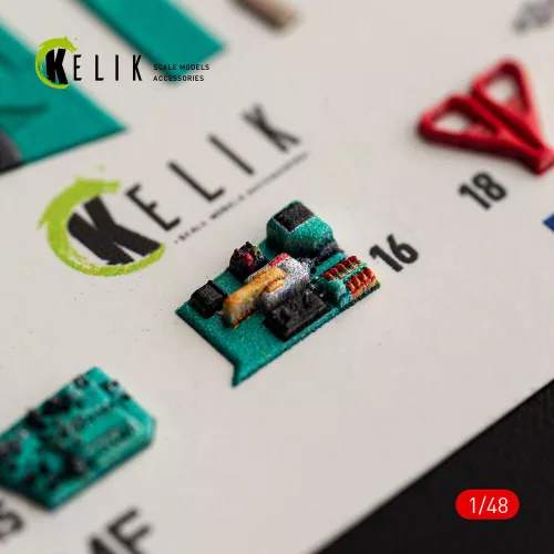 Kelik MiG-23MF - interior 3D decals for Trumpeter - 3D belsőtér-részletező matricakészlet