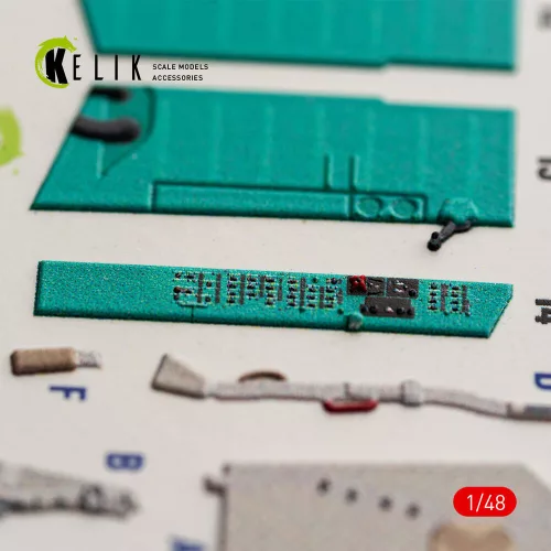 Kelik MiG-23MF - interior 3D decals for Trumpeter - 3D belsőtér-részletező matricakészlet