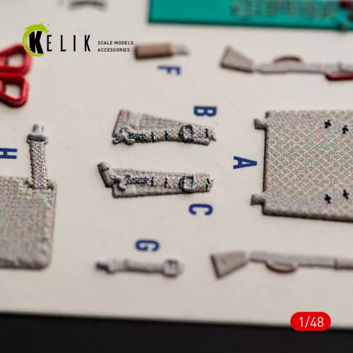 Kelik MiG-23MF - interior 3D decals for Trumpeter - 3D belsőtér-részletező matricakészlet