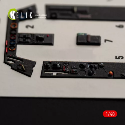 Kelik FW-190D-9 - interior 3D decals for MiniArt - 3D belsőtér-részletező matricakészlet