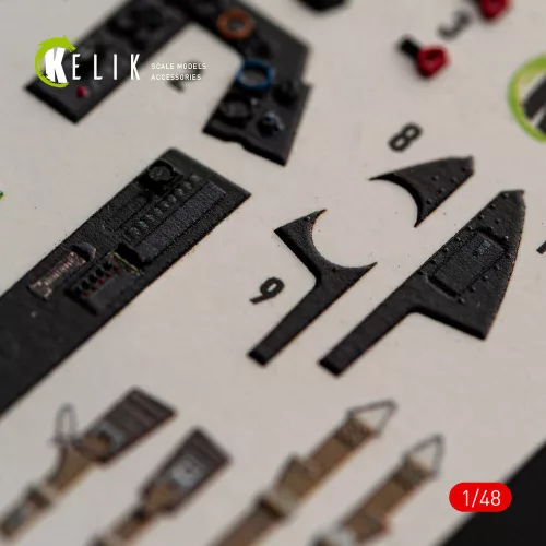 Kelik FW-190D-9 - interior 3D decals for MiniArt - 3D belsőtér-részletező matricakészlet