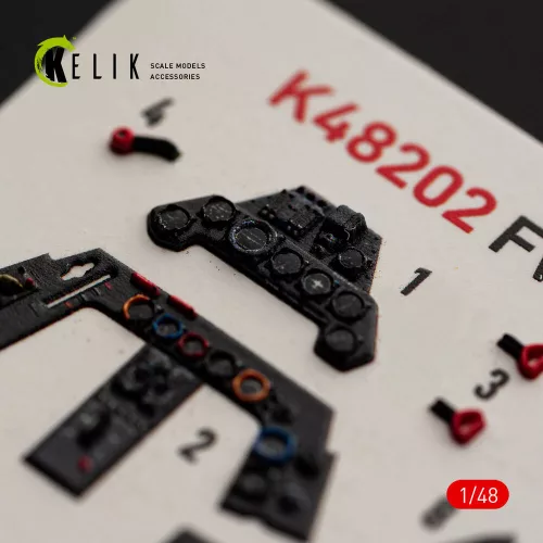 Kelik FW-190D-9 - interior 3D decals for MiniArt - 3D belsőtér-részletező matricakészlet
