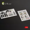 Kelik F-4E Terminator - interior 3D decals for Hasegawa - 3D belsőtér-részletező matricakészlet