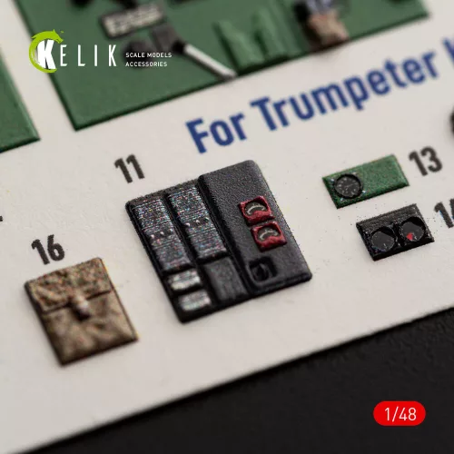 Kelik Fulmar Mk.II - interior 3D decals for Trumpeter - 3D belsőtér-részletező matricakészlet