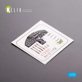   Kelik AN-2 Colt interior 3D decals for Trumpeter kit - 3D belsőtér-részletező matricakészlet