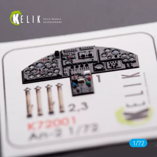 Kelik AN-2 Colt interior 3D decals for Trumpeter kit - 3D belsőtér-részletező matricakészlet