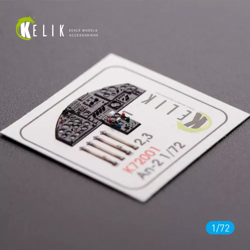 Kelik AN-2 Colt interior 3D decals for Trumpeter kit - 3D belsőtér-részletező matricakészlet