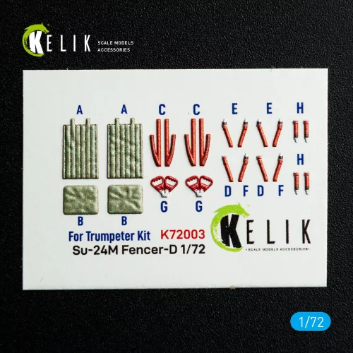 Kelik SU-24M interior 3D decals for Trumpeter kit - 3D belsőtér-részletező matricakészlet