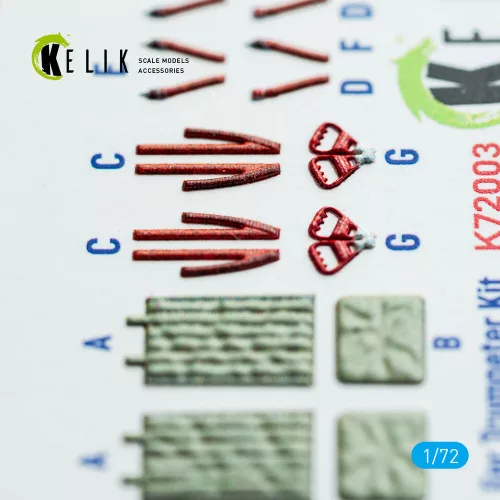 Kelik SU-24M interior 3D decals for Trumpeter kit - 3D belsőtér-részletező matricakészlet
