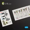 Kelik F-4J Phantom II interior 3D decals for FineMolds kit - 3D belsőtér-részletező matricakészlet
