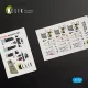 Kelik F-4J Phantom II interior 3D decals for FineMolds kit - 3D belsőtér-részletező matricakészlet
