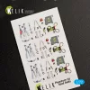 Kelik F-4J Phantom II interior 3D decals for FineMolds kit - 3D belsőtér-részletező matricakészlet