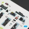 Kelik F-4C Phantom II interior 3D decals for FineMolds kit - 3D belsőtér-részletező matricakészlet