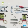 Kelik F-4C Phantom II interior 3D decals for FineMolds kit - 3D belsőtér-részletező matricakészlet