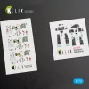 Kelik F-4E Phantom II interior 3D decals for FineMolds kit - 3D belsőtér-részletező matricakészlet