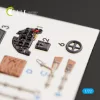 Kelik BF109-10G interior 3D decals for Fine Molds kit - 3D belsőtér-részletező matricakészlet