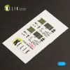 Kelik F-16D Fighting Falcon interior 3D decals for Kinetic kit - 3D belsőtér-részletező matricakészlet
