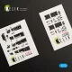 Kelik F-16I Sufa interior 3D decals for Kinetic kit - 3D belsőtér-részletező matricakészlet