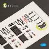 Kelik F-16I Sufa interior 3D decals for Kinetic kit - 3D belsőtér-részletező matricakészlet