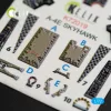 Kelik A-4E Skyhawk interior 3D decals for Fujimi/Hobby 2000 kit - 3D belsőtér-részletező matricakészlet