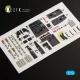 Kelik Me-410 A-1/B-1 interior 3D decals for Fine Molds kit - 3D belsőtér-részletező matricakészlet