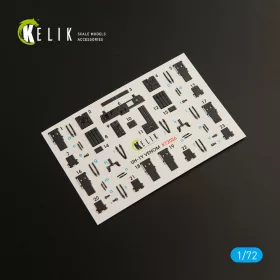   Kelik UH-1Y Venom interior 3D decals for Dream Model kit - 3D belsőtér-részletező matricakészlet