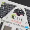 Kelik A-4M Skyhawk interior 3D decals for Fujimi/Hobby 2000 kit - 3D belsőtér-részletező matricakészlet