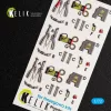Kelik F-4(B,N) Phantom II interior 3D decals for Hasegawa kit - 3D belsőtér-részletező matricakészlet