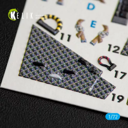 Kelik OA-4M Skyhawk interior 3D decals for Fujimi/Hobby 2000 kit - 3D belsőtér-részletező matricakészlet
