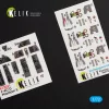Kelik F-4(C,D) Phantom II interior 3D decals for Hasegawa kit - 3D belsőtér-részletező matricakészlet