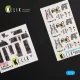 Kelik F-4(C,D) Phantom II interior 3D decals for Hasegawa kit - 3D belsőtér-részletező matricakészlet