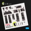 Kelik F-4(C,D) Phantom II interior 3D decals for Hasegawa kit - 3D belsőtér-részletező matricakészlet