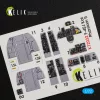 Kelik F-4EJ Kai Phantom II interior 3D decals for Hasegawa kit - 3D belsőtér-részletező matricakészlet