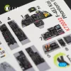 Kelik F-4EJ Kai Phantom II interior 3D decals for Hasegawa kit - 3D belsőtér-részletező matricakészlet