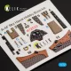 Kelik A-4F Skyhawk interior 3D decals for HobbyBoss kit - 3D belsőtér-részletező matricakészlet