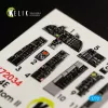 Kelik RF-4E Phantom II interior 3D decals for Hasegawa kit - 3D belsőtér-részletező matricakészlet