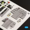 Kelik RF-4E Phantom II interior 3D decals for Hasegawa kit - 3D belsőtér-részletező matricakészlet