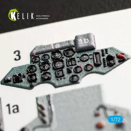 Kelik SU-27 interior 3D decals for Trumpeter kit - 3D belsőtér-részletező matricakészlet