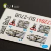 Kelik SU-27UB interior 3D decals for Trumpeter kit - 3D belsőtér-részletező matricakészlet