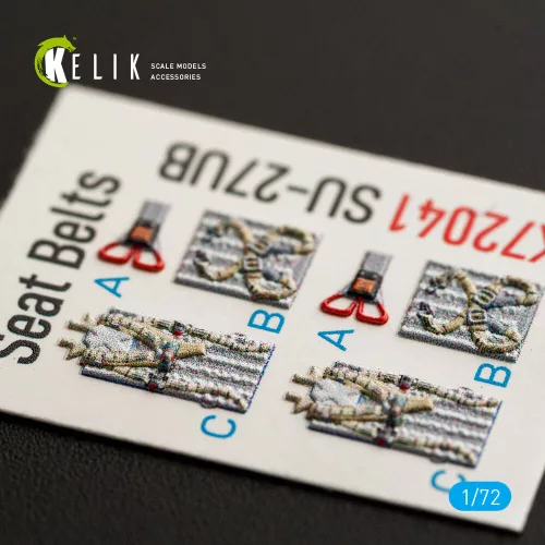 Kelik SU-27UB interior 3D decals for Trumpeter kit - 3D belsőtér-részletező matricakészlet