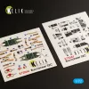 Kelik Blackburn Buccaneer S.2C interior 3D decals for Airfix kit - 3D belsőtér-részletező matricakészlet