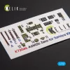 Kelik A6M2B Zero - interior 3D decals for Tamiya kit - 3D belsőtér-részletező matricakészlet
