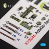 Kelik A6M2B Zero - interior 3D decals for Tamiya kit - 3D belsőtér-részletező matricakészlet