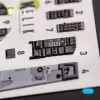 Kelik F-15C MSIP II Eagle interior 3D decals for GWH - 3D belsőtér-részletező matricakészlet
